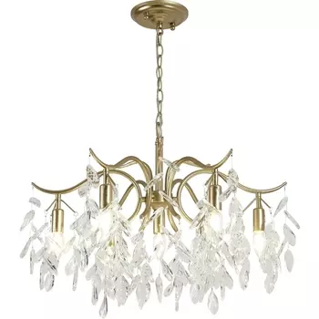 Подвесная люстра хрустальная Favourite Brillo 3003-7P лепестки