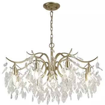 Подвесная люстра хрустальная Favourite Brillo 3003-9P лепестки