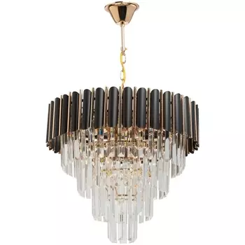 Подвесная каскадная люстра хрустальная De City Бриз 111014308