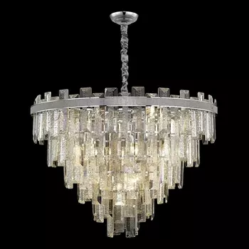 Подвесная каскадная люстра хрустальная Wertmark Christel WE115.22.103