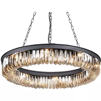 Подвесная люстра хрустальная Delight Collection Crystal Black KR0295P-8 black DeLight Collection