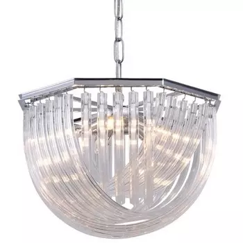 Подвесная люстра хрустальная Delight Collection Murano Glass KR0116P-5R/A chrome DeLight Collection