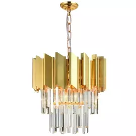 Подвесная люстра хрустальная DELTA 79005/6C BRASS (Natali Kovaltseva)