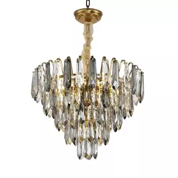 Подвесная каскадная люстра хрустальная L'Arte Luce Denale L58516.92