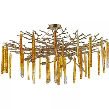 Подвесная люстра хрустальная Dio D`arte Tavenna Gold Tavenna H 1.5.76.116 G Dio D'Arte