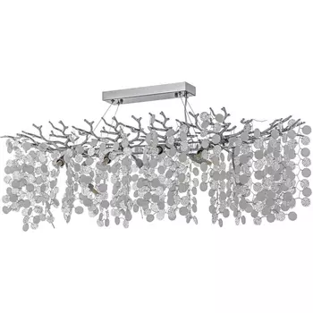 Подвесная люстра хрустальная Dio D`arte Tavenna Nickel Tavenna H 1.5.100x40.103 N Dio D'Arte