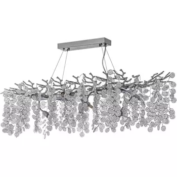 Подвесная люстра хрустальная Dio D`arte Tavenna Nickel Tavenna H 1.5.100x40.102 N Dio D'Arte