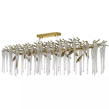 Подвесная люстра хрустальная Dio D`arte Tavenna Gold Tavenna H 1.5.150x48.101 G Dio D'Arte