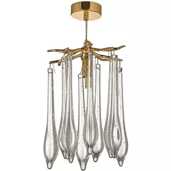 Подвесная люстра хрустальная Dio D`arte Tavenna Gold Tavenna H 1.5.21.108 G Dio D'Arte