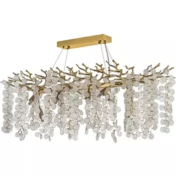 Подвесная люстра хрустальная Dio D`arte Tavenna Gold Tavenna H 1.5.120x40.102 G Dio D'Arte