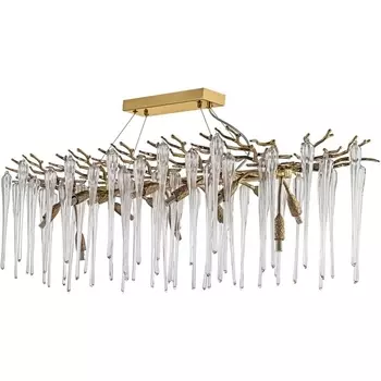 Подвесная люстра хрустальная Dio D`arte Tavenna Gold Tavenna H 1.5.120x40.101 G Dio D'Arte