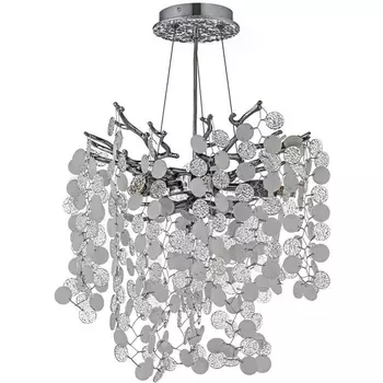 Подвесная люстра хрустальная Dio D`arte Tavenna Nickel Tavenna H 1.5.32.103 N Dio D'Arte