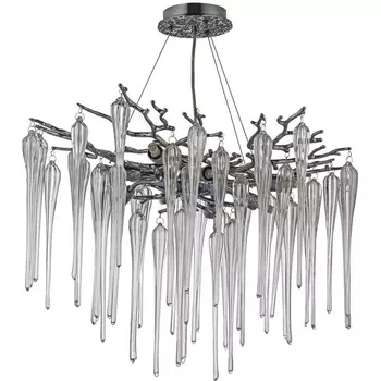 Подвесная люстра хрустальная Dio D`arte Tavenna Nickel Tavenna H 1.5.60.101 N Dio D'Arte