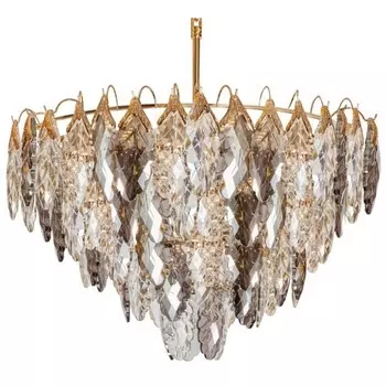 Подвесная каскадная люстра хрустальная L'Arte Luce Foglietto L92514.92