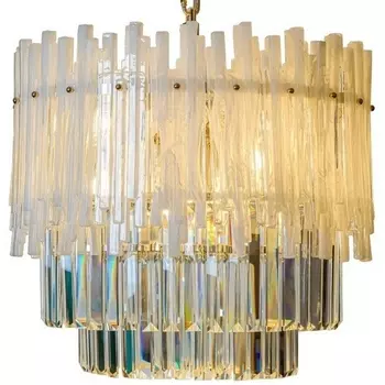 Подвесная каскадная люстра хрустальная L'Arte Luce Glacier L36210