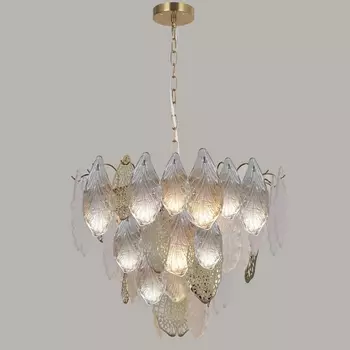 Подвесная люстра хрустальная ILLUMICO IL0508-8P-79 BRASS