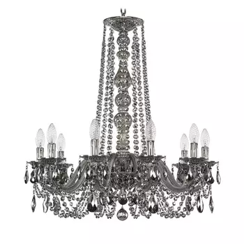 Подвесная люстра хрустальная Ivele Crystal 16102/10/240/h-73 Ni M731 (Bohemia)
