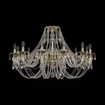Подвесная люстра хрустальная Ivele Crystal 16106/12/360 GB (Bohemia)