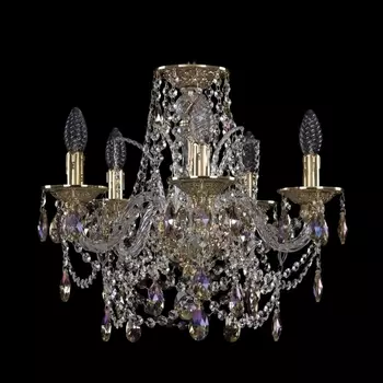 Подвесная люстра хрустальная Ivele Crystal 16111/5/141 G K801 (Bohemia)