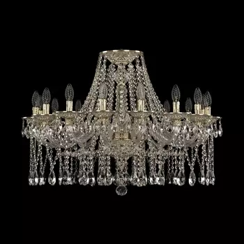 Подвесная люстра хрустальная Ivele Crystal 16113/16/300 GW (Bohemia)