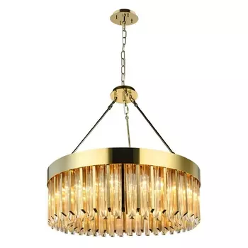 Подвесная люстра хрустальная Lumien Hall Karre LH3056/12P-GDCG