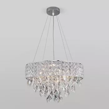 Подвесная люстра хрустальная Kira 10115/5 (Eurosvet)