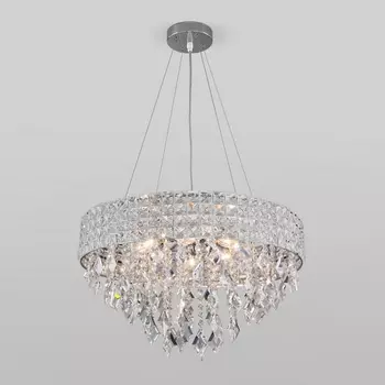 Подвесная люстра хрустальная Kira 10115/8 (Eurosvet)