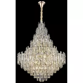 Подвесная каскадная люстра хрустальная Wertmark Lazzara WE107.21.303