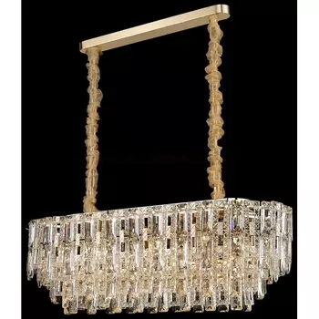 Подвесная каскадная люстра хрустальная Wertmark Liliana WE108.12.303