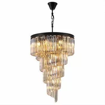 Подвесная каскадная люстра хрустальная Citilux Мартин CL332172