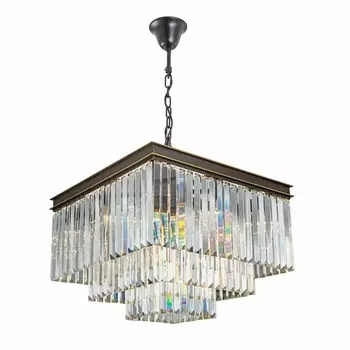 Подвесная каскадная люстра хрустальная Citilux Мартин CL332231