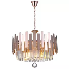 Подвесная люстра хрустальная 81430/4C Natali Kovaltseva Medici GOLD