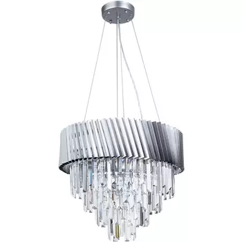 Подвесная люстра хрустальная Arte Lamp Muscida A1004SP-8SI