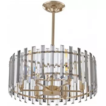 Подвесная люстра хрустальная на штанге Arte Milano Sorrento-5209 375209/6/350/490 GD