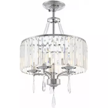 Подвесная люстра хрустальная на штанге Arte Milano Sorrento-1009 371009/5/50/400 CR