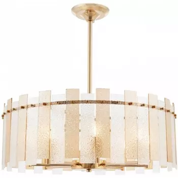 Подвесная люстра хрустальная на штанге Arte Milano Sorrento-2109 372109/8/350/580 GD