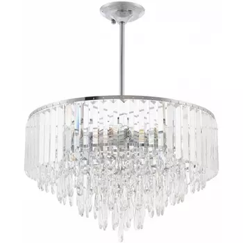 Подвесная люстра хрустальная на штанге Arte Milano Sorrento-5509 375509/10/300/570 CR