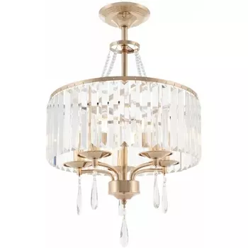 Подвесная люстра хрустальная на штанге Arte Milano Sorrento-1009 371009/5/50/400 GD