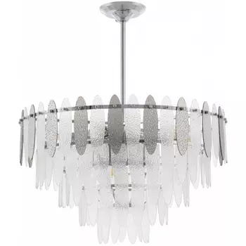 Подвесная люстра хрустальная на штанге Arte Milano Sorrento-1309 371309/9/300/580 CR