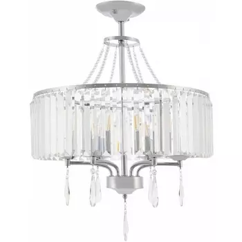 Подвесная люстра хрустальная на штанге Arte Milano Sorrento-1009 371009/6/50/500 CR