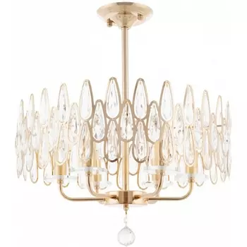 Подвесная люстра хрустальная на штанге Arte Milano Sorrento-2009 372009/6/250/490 GD