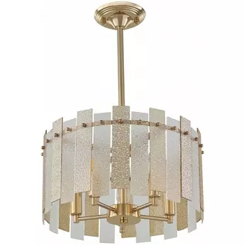 Подвесная люстра хрустальная на штанге Arte Milano Sorrento-2109 372109/5/350/390 GD