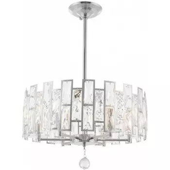 Подвесная люстра хрустальная на штанге Arte Milano Sorrento-4209 374209/6/350/470 CR