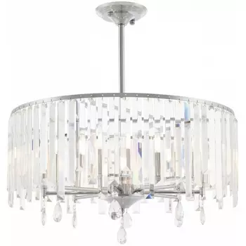 Подвесная люстра хрустальная на штанге Arte Milano Sorrento-2509 372509/8/250/590 CR
