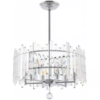 Подвесная люстра хрустальная на штанге Arte Milano Sorrento-2409 372409/6/350/470 CR