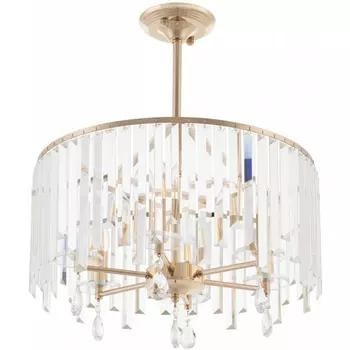 Подвесная люстра хрустальная на штанге Arte Milano Sorrento-2509 372509/6/250/500 GD