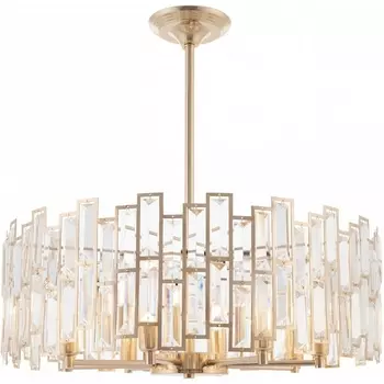 Подвесная люстра хрустальная на штанге Arte Milano Sorrento-3209 373209/8/350/560 GD