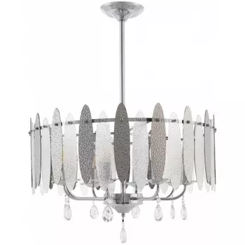 Подвесная люстра хрустальная на штанге Arte Milano Sorrento-4309 374309/8/350/570 CR