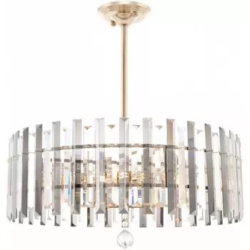 Подвесная люстра хрустальная на штанге Arte Milano Sorrento-1409 371409/8/350/570 GD