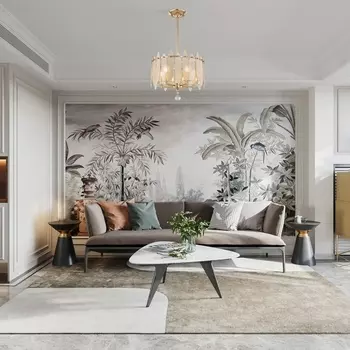 Подвесная люстра хрустальная на штанге Arte Milano Sorrento-3309 373309/5/350/380 GD